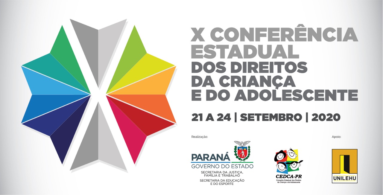 A X Conferência Estadual dos Direitos da Criança e do Adolescente, que acontece pela primeira vez online entre os dias 21 a 24 de setembro, tem como tema central a Proteção Integral, Diversidade e Enfrentamento das Violências.
