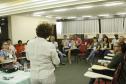 ?O que leva o adolescente a se envolver com a criminalidade??. Com esta frase a doutora em psicologia e estudos psicanalísticos, Ludmilla Feres Faria, iniciou a apresentação com o tema ?Adolescências?, realizada durante o quarto encontro do Circuito de Capacitação da Socioeducação, Foto: Ricardo Marajó/SEDS