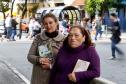 Dia da Assistente Social com as assistentes Deizy Russi e Maria Irene Schemes do Centro de Referência da Mulher.Foto:Rogério Machado/SECS