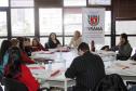 A Secretaria da Família e Desenvolvimento Social por meio da coordenação de medidas socioeducativas promoveu mais uma reunião técnica pedagógica para elaboração de ações a serem implantadas nas unidades de socioeducação no Estado do Paraná Foto: Ricardo Marajó/SEDS