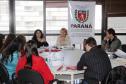 A Secretaria da Família e Desenvolvimento Social por meio da coordenação de medidas socioeducativas promoveu mais uma reunião técnica pedagógica para elaboração de ações a serem implantadas nas unidades de socioeducação no Estado do Paraná Foto: Ricardo Marajó/SEDS