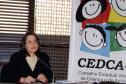 Na reunião plenária extraordinária realizada na quinta-feira (19) o Conselho Estadual dos Direitos da Criança e do Adolescente (Cedca) realizou a eleição de presidente e de vice-presidente para o ano biênio 2012-2013.Foto:Ricardo Marajó/SEDS