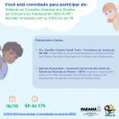 WEBNAR DO CEDCA/PR  TEMAS TRATADOS: A IMPORTÂNCIA DO ACOMPANHAMENTO E MONITORAMENTO DOS PLANOS DECENAIS MUNICIPAIS DA CRIANÇA  E DO ADOLESCENTE E ASPECTOS IMPORTANTES SOBRE OS FUNDOS MUNICPAIS DOS DIREITOS DA CRIANÇA E DO ADOLESCENTE  NA GESTÃO/ EXECUÇÃO DA POLÍTICA LOCAL. 