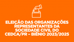 eleição das organizações da sociedade civil- cedca