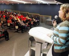 Secretária da Família e Desenvolvimento Social, Fernanda Richa, participa da aula inaugural do curso de capacitação nível intermediário do SIPIA CT Web.Foto - Rogério Machado/SEDS