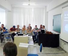 Teve início nesta terça-feira (14), em Cascavel, o segundo encontro do Circuito de Capacitação da Socioeducação, programa lançado pelo Governo do Estado para capacitar os servidores que trabalham no atendimento a adolescentes em restrição ou privação de liberdade em Centros de Socioeducação e Casas de Semiliberdade.Foto: Divulgação