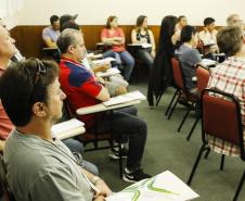 ?O que leva o adolescente a se envolver com a criminalidade??. Com esta frase a doutora em psicologia e estudos psicanalísticos, Ludmilla Feres Faria, iniciou a apresentação com o tema ?Adolescências?, realizada durante o quarto encontro do Circuito de Capacitação da Socioeducação, Foto: Ricardo Marajó/SEDS