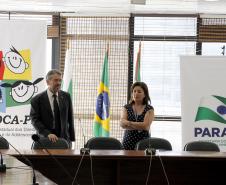 Conselho Estadual dos Direitos da Criança e do Adolescente do Parana CEDCA/PR. Posse dos novos Conselheiros representantes da Sociedade Civil Organizada - Gestao 2015-2017.Foto: Jefferson Oliveira / Seds