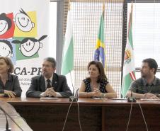 Conselho Estadual dos Direitos da Criança e do Adolescente do Parana CEDCA/PR. Posse dos novos Conselheiros representantes da Sociedade Civil Organizada - Gestao 2015-2017.Foto: Jefferson Oliveira / Seds