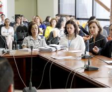 Conselho Estadual dos Direitos da Criança e do Adolescente do Parana CEDCA/PR. Posse dos novos Conselheiros representantes da Sociedade Civil Organizada - Gestao 2015-2017.Foto: Jefferson Oliveira / Seds