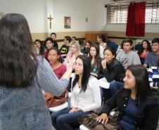 Adolescentes participam do Programa de Aprendizagem ofertado pelo Instituto Salesiano de Assistência Social - Foto: Aliocha Mauricio/SEDS