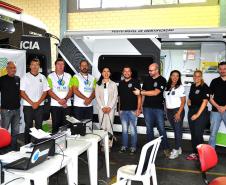 Projeto Criança e Adolescente Protegidos faz 160 carteiras de identidade no primeiro dia de Paraná Cidadão em Irati.Foto: SEJU