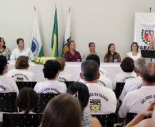 Secretária da Família entrega carro para conselho tutelar de São Pedro do Paraná Foto: Rogério Machado/SEDS