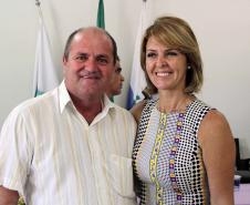 Secretária da Família entrega carro para conselho tutelar de São Pedro do Paraná Foto: Rogério Machado/SEDS
