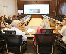 Secretária da Família e Desenvolvimento Social, Fernanda Richa, participa da reunião com Luciana Temer sobre Exploração e Abuso Sexual Infantil - Foto: Rogério Machado/SECS