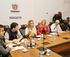 Secretária da Família e Desenvolvimento Social, Fernanda Richa, participa da reunião com Luciana Temer sobre Exploração e Abuso Sexual Infantil - Foto: Rogério Machado/SECS