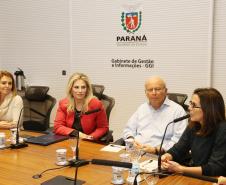 Secretária da Família e Desenvolvimento Social, Fernanda Richa, participa da reunião com Luciana Temer sobre Exploração e Abuso Sexual Infantil - Foto: Rogério Machado/SECS