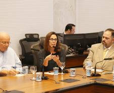 Secretária da Família e Desenvolvimento Social, Fernanda Richa, participa da reunião com Luciana Temer sobre Exploração e Abuso Sexual Infantil - Foto: Rogério Machado/SECS