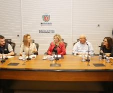 Secretária da Família e Desenvolvimento Social, Fernanda Richa, participa da reunião com Luciana Temer sobre Exploração e Abuso Sexual Infantil - Foto: Rogério Machado/SECS