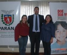 Dia 17 de Maio foi realizada palestra em Laranjeiras do Sul com o Promotor Drº Ronaldo de Paula Mion no Sindicato Rural Patronal, estiveram presentes no local aproximadamente 100 pessoas entre Conselheiros tutelares da região, coordenadores pedagógicos, diretores de escolas e técnicos do município da Secretaria Municipal de Assistência Social/CRAS e CREAS.Foto:Divulgação