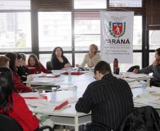 A Secretaria da Família e Desenvolvimento Social por meio da coordenação de medidas socioeducativas promoveu mais uma reunião técnica pedagógica para elaboração de ações a serem implantadas nas unidades de socioeducação no Estado do Paraná Foto: Ricardo Marajó/SEDS