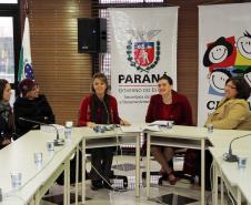 Secretária da Família e Desenvolvimento Social, Fernanda Richa, participou da posse dos novos conselheiros, indicados pela sociedade civil, do Conselho Estadual dos Direitos da Criança e do Adolescente (Cedca).Foto:Rogério Machado/SEDS