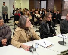 Secretária da Família e Desenvolvimento Social, Fernanda Richa, participou da posse dos novos conselheiros, indicados pela sociedade civil, do Conselho Estadual dos Direitos da Criança e do Adolescente (Cedca).Foto:Rogério Machado/SEDS