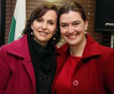Secretária da Família e Desenvolvimento Social, Fernanda Richa, participou da posse dos novos conselheiros, indicados pela sociedade civil, do Conselho Estadual dos Direitos da Criança e do Adolescente (Cedca).Presidente em exercício láudia Foltran.Foto:Rogério Machado/SEDS