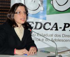 Na reunião plenária extraordinária realizada na quinta-feira (19) o Conselho Estadual dos Direitos da Criança e do Adolescente (Cedca) realizou a eleição de presidente e de vice-presidente para o ano biênio 2012-2013.Foto:Ricardo Marajó/SEDS