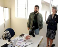 A secretária da Família e Desenvolvimento Social, Fernanda Richa, o secretário de Segurança Pública, Cid Vasques, a presidente do Conselho Estadual dos Direitos da Criança e do Adolescente (Cedca), Marcia Tavares, e o delegado-geral da Polícia Civil, Marcus Vinicius Michelotto, participam em Curitiba, da inauguração do Núcleo de Proteção à Criança e ao Adolescente (Nucria) e do Serviço de Investigação de Crianças Desaparecidas (Sicride).Foto:Rogério Machado/SEDS