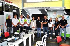 Projeto Criança e Adolescente Protegidos faz 160 carteiras de identidade no primeiro dia de Paraná Cidadão em Irati.Foto: SEJU