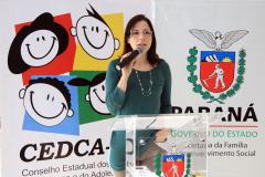 Na reunião plenária extraordinária realizada na quinta-feira (22) tomou posse a nova presidência o Conselho Estadual dos Direitos da Criança e do Adolescente (Cedca). A nova presidente é a Procuradora de Justiça Édina Maria Silva de Paula e a Delegada Marcia Tavares dos Santos assumiu a vice-presidência.Foto: Ricardo Marajó/SEDS