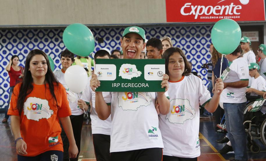 Jogos da Integração e Inclusão reúne atletas em Curitiba A secretária estadual da Família e Desenvolvimento Social, Letícia Raimundo, participou nesta segunda-feira (10), em Curitiba, da abertura dos Jogos da Integração e Inclusão (Join) Foto ? Ricardo Marajó/SEDS