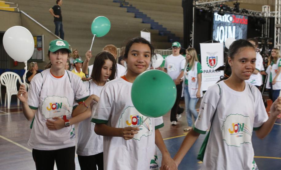 Jogos da Integração e Inclusão reúne atletas em Curitiba A secretária estadual da Família e Desenvolvimento Social, Letícia Raimundo, participou nesta segunda-feira (10), em Curitiba, da abertura dos Jogos da Integração e Inclusão (Join) Foto ? Ricardo Marajó/SEDS