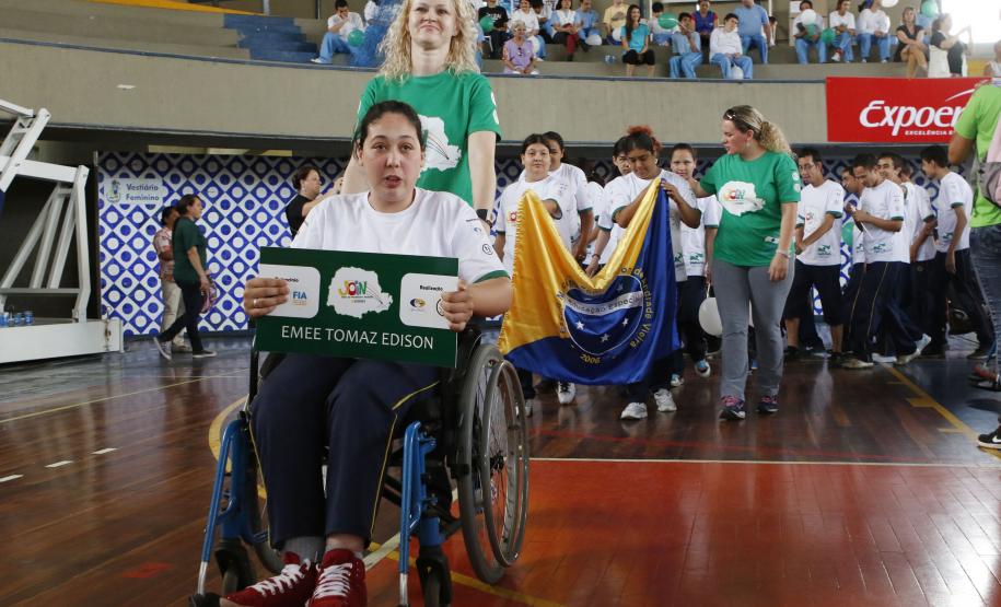 Jogos da Integração e Inclusão reúne atletas em Curitiba A secretária estadual da Família e Desenvolvimento Social, Letícia Raimundo, participou nesta segunda-feira (10), em Curitiba, da abertura dos Jogos da Integração e Inclusão (Join) Foto ? Ricardo Marajó/SEDS
