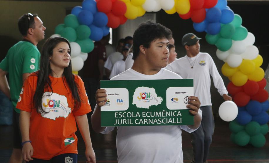 Jogos da Integração e Inclusão reúne atletas em Curitiba A secretária estadual da Família e Desenvolvimento Social, Letícia Raimundo, participou nesta segunda-feira (10), em Curitiba, da abertura dos Jogos da Integração e Inclusão (Join) Foto ? Ricardo Marajó/SEDS