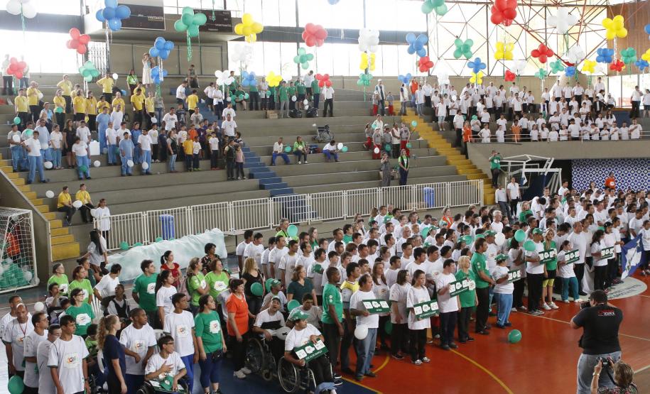 Jogos da Integração e Inclusão reúne atletas em Curitiba A secretária estadual da Família e Desenvolvimento Social, Letícia Raimundo, participou nesta segunda-feira (10), em Curitiba, da abertura dos Jogos da Integração e Inclusão (Join) Foto ? Ricardo Marajó/SEDS