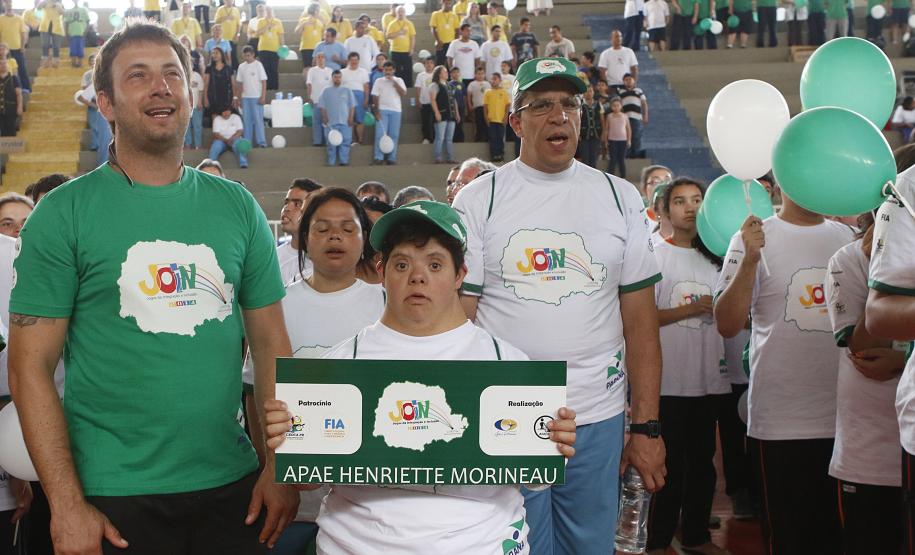 A secretária estadual da Família e Desenvolvimento Social, Letícia Raimundo, participou nesta segunda-feira (10), em Curitiba, da abertura dos Jogos da Integração e Inclusão (Join) Foto ? Ricardo Marajó/SEDS
