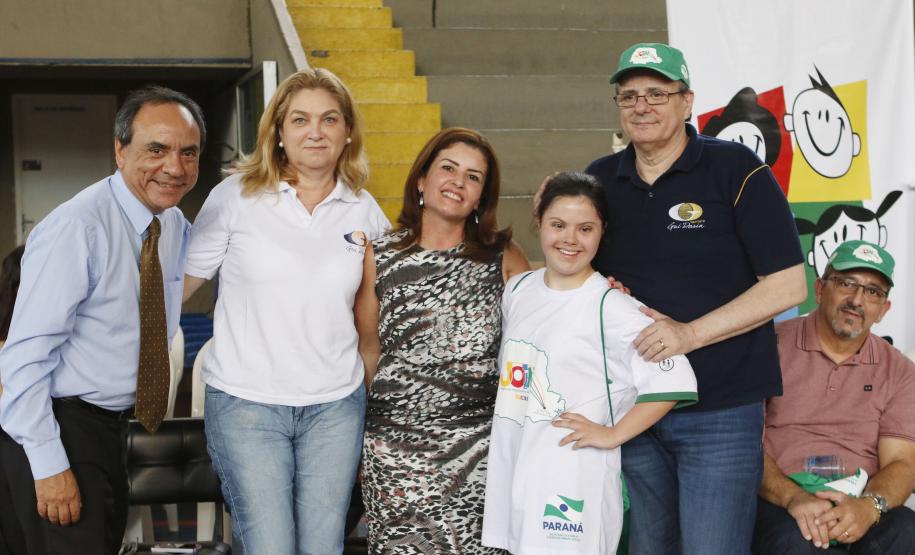 A secretária estadual da Família e Desenvolvimento Social, Letícia Raimundo, participou nesta segunda-feira (10), em Curitiba, da abertura dos Jogos da Integração e Inclusão (Join) Foto ? Ricardo Marajó/SEDS