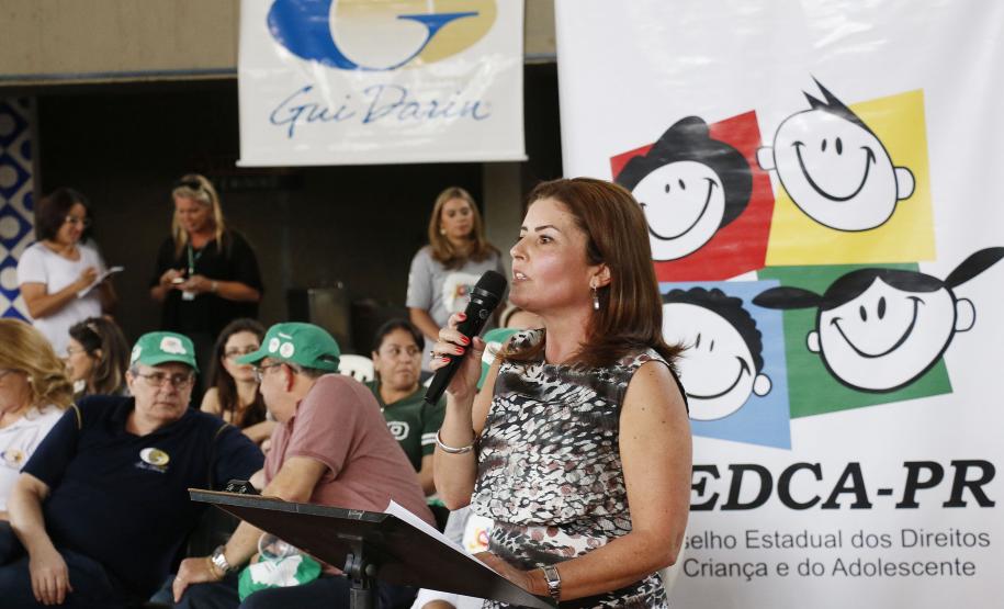 A secretária estadual da Família e Desenvolvimento Social, Letícia Raimundo, participou nesta segunda-feira (10), em Curitiba, da abertura dos Jogos da Integração e Inclusão (Join) Foto ? Ricardo Marajó/SEDS