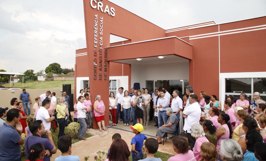 População de Marumbi ganha Centro de Referência de Assistência Social Foto: Rogério Machado/SECS