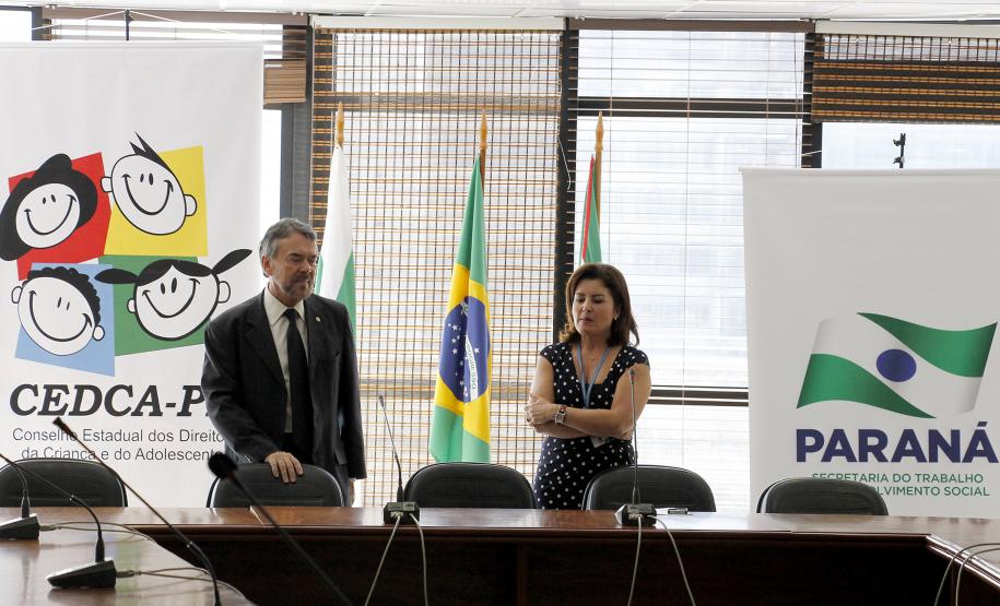 Conselho Estadual dos Direitos da Criança e do Adolescente do Parana CEDCA/PR. Posse dos novos Conselheiros representantes da Sociedade Civil Organizada - Gestao 2015-2017.Foto: Jefferson Oliveira / Seds
