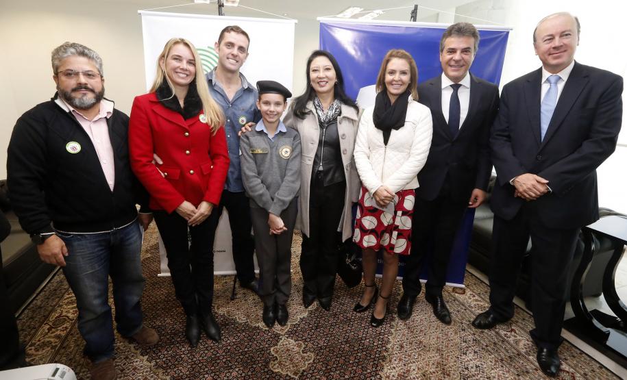 Secretária da Familía e Desenvolvimento Social, Fernanda Richa, participa do Projeto Criança Protegida. Foto:Rogério Machado/SECS