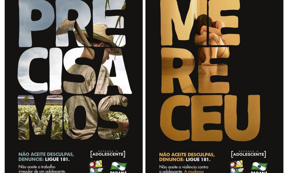 O Governo do Estado registrou aumento de 190% no número de denúncias de violências contra crianças e adolescentes e trabalho precoce desde 13 de julho, quando lançou a campanha Defenda o Adolescente.Foto: Aliocha Maurício/SEDS