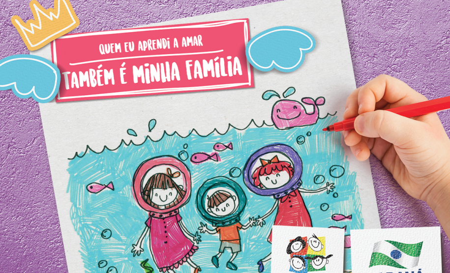 Paraná lança campanha que mostra importância da família para crianças e adolescentes. Foto: Divulgação Seds