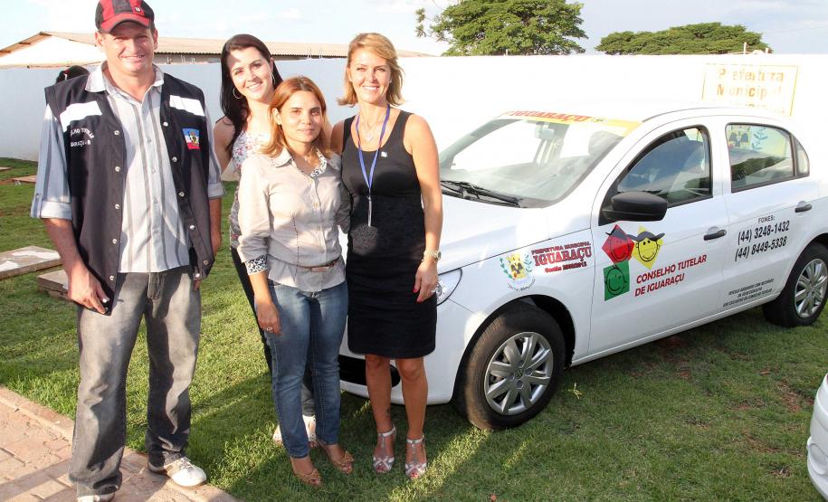 Fernanda Richa inaugura Cras em Munhoz de Melo e faz entrega de veículos para conselhos tutelares da região Foto: Rogério Machado/SEDS