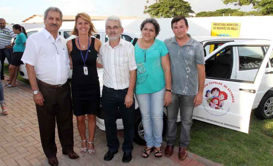 Fernanda Richa inaugura Cras em Munhoz de Melo e faz entrega de veículos para conselhos tutelares da região Foto: Rogério Machado/SEDS