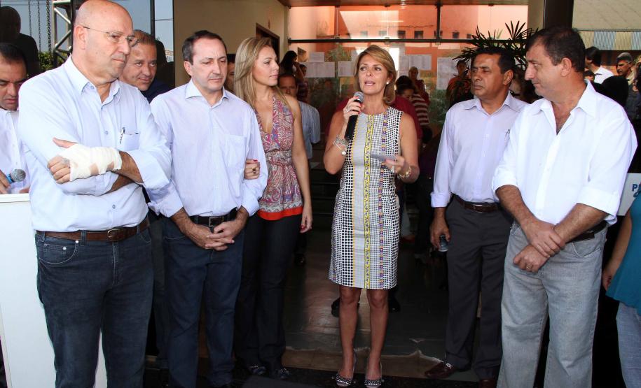 Fernanda Richa, Visita Bandeirantes, no Norte do estado, para fazer a entrega de um automóvel e equipamentos de informática para o conselho tutelar do municípioFoto: Rogério Machado/SEDS