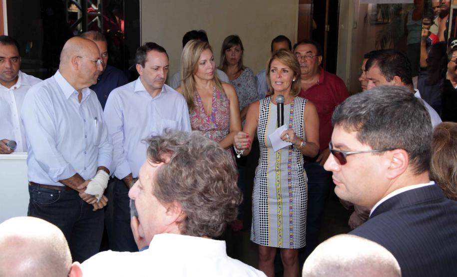 Fernanda Richa, Visita Bandeirantes, no Norte do estado, para fazer a entrega de um automóvel e equipamentos de informática para o conselho tutelar do municípioFoto: Rogério Machado/SEDS