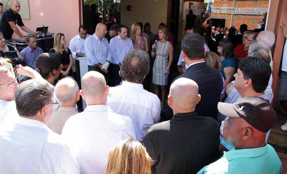 Fernanda Richa, Visita Bandeirantes, no Norte do estado, para fazer a entrega de um automóvel e equipamentos de informática para o conselho tutelar do municípioFoto: Rogério Machado/SEDS